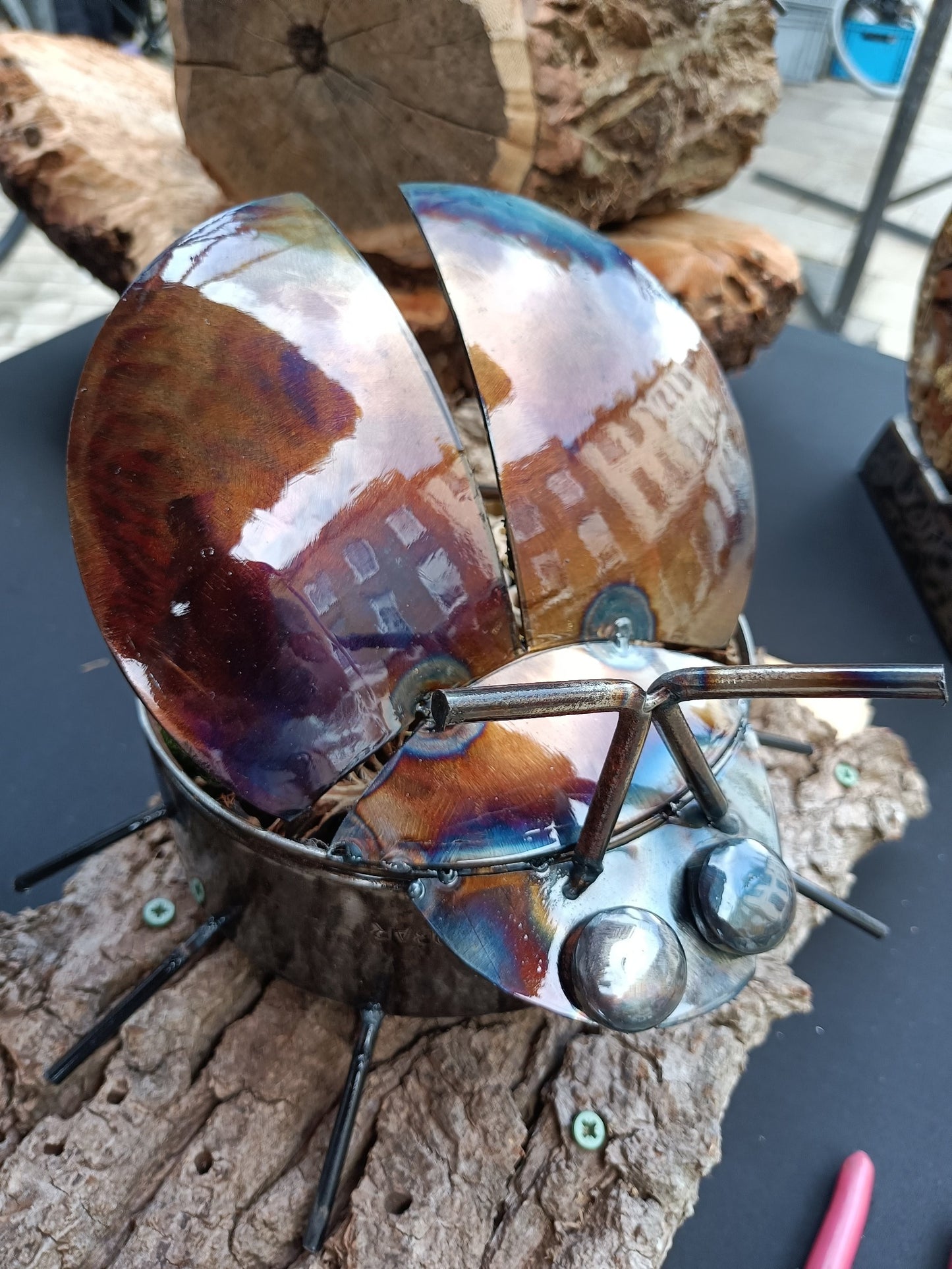 Small bug garden decoration with insect house