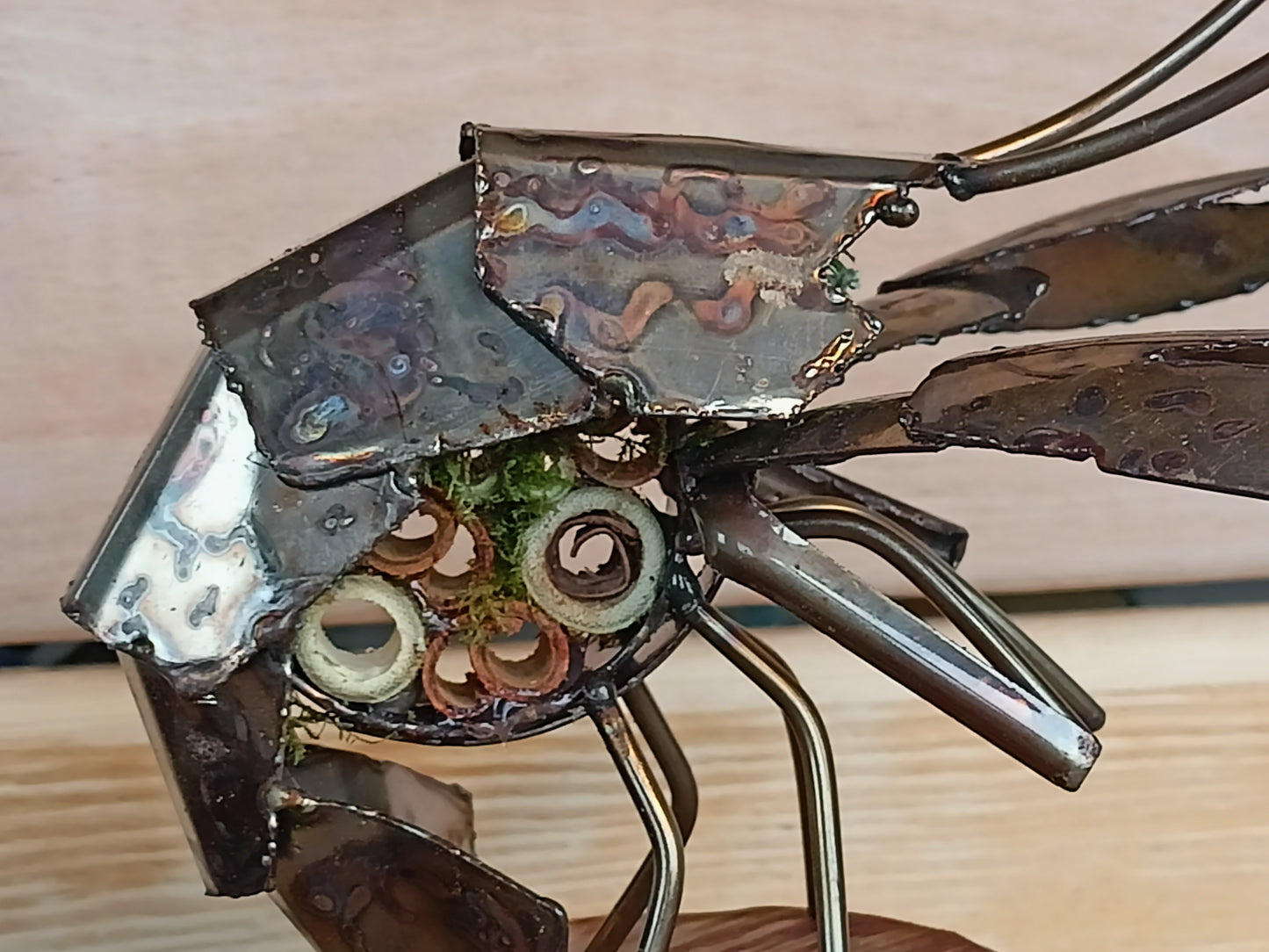 Upcycled stainless steel Lobster - Water