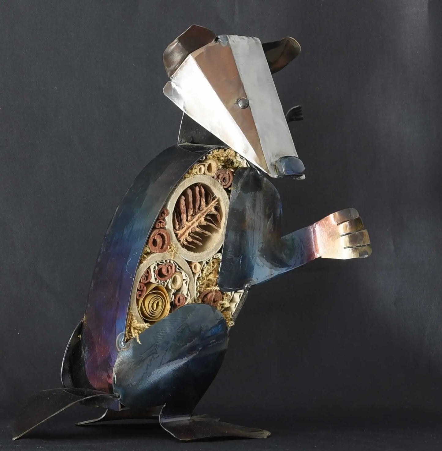 badger garden sculpture