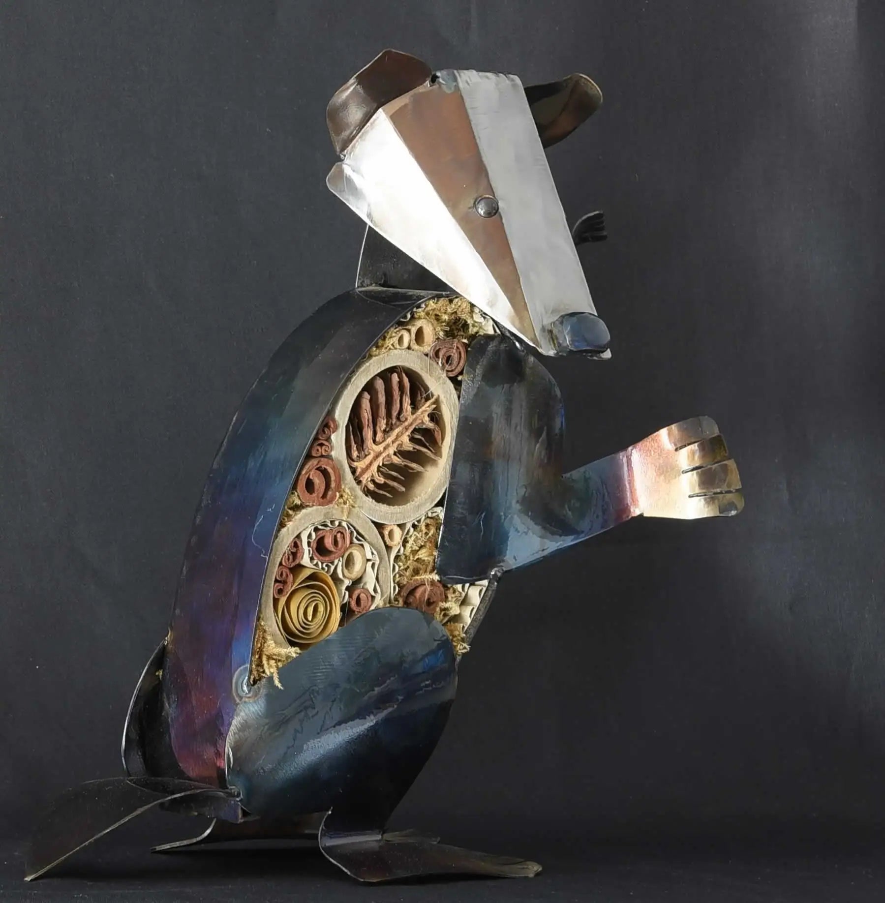 badger garden sculpture