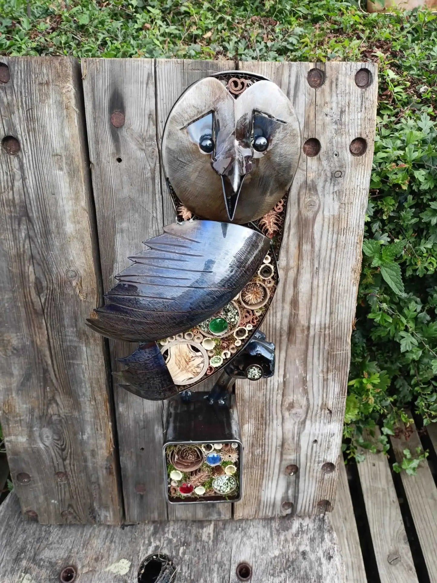 ibley the owl garden sculpture