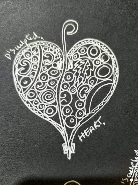 A black and white image of a potential example that could be created
