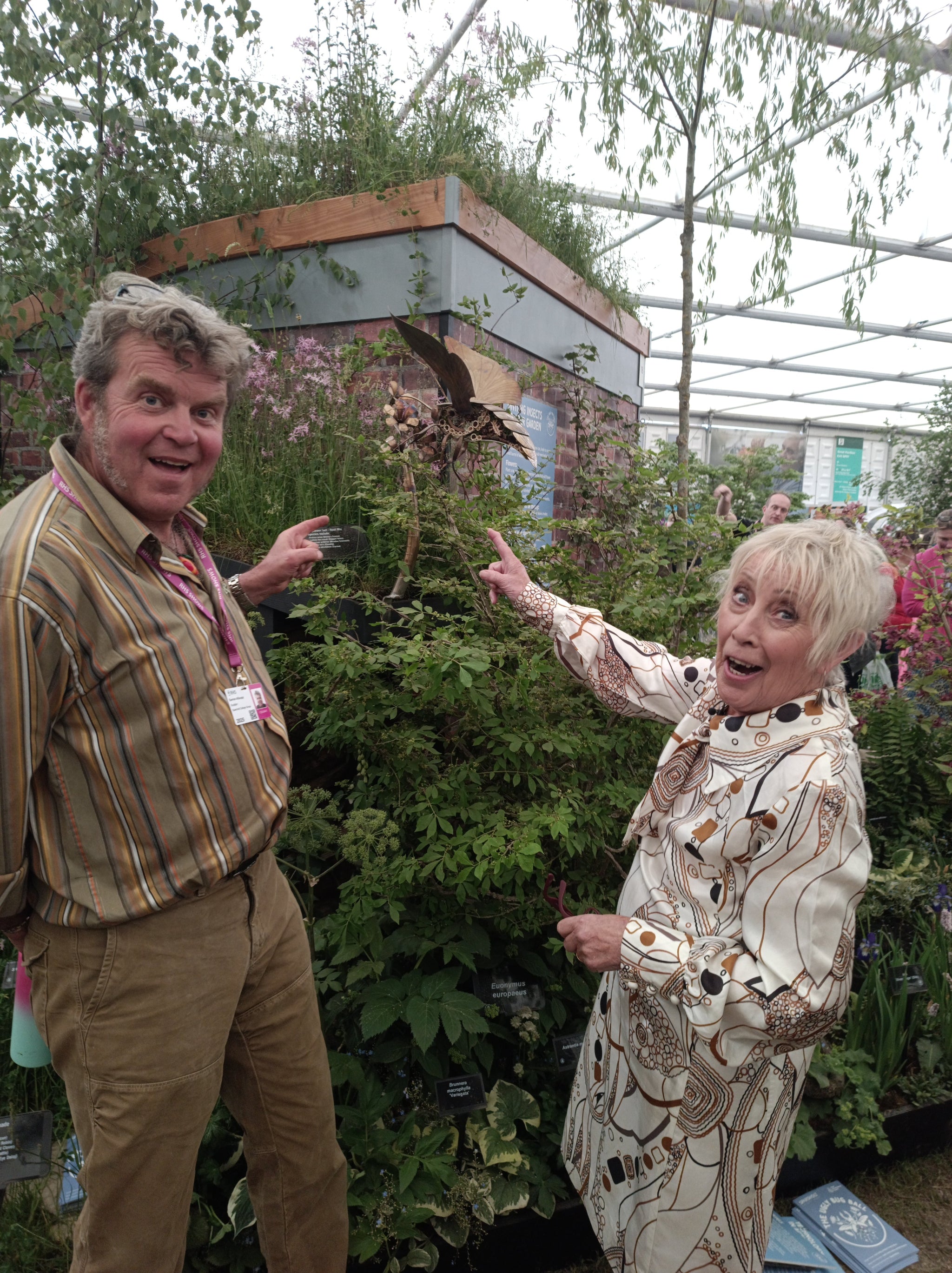 meeting the lovely Carol Klein at Chelsea Flower Show 2025