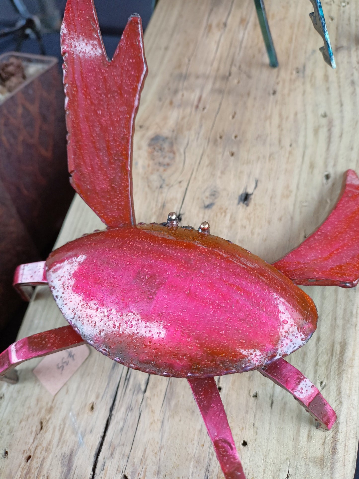 Red Crab in stainless steel